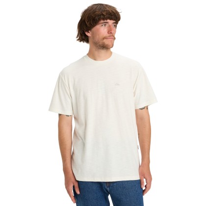 Quiksilver T-shirt Slub Roundneck Snow White Quiksilver T-shirt Slub Roundneck Snow White