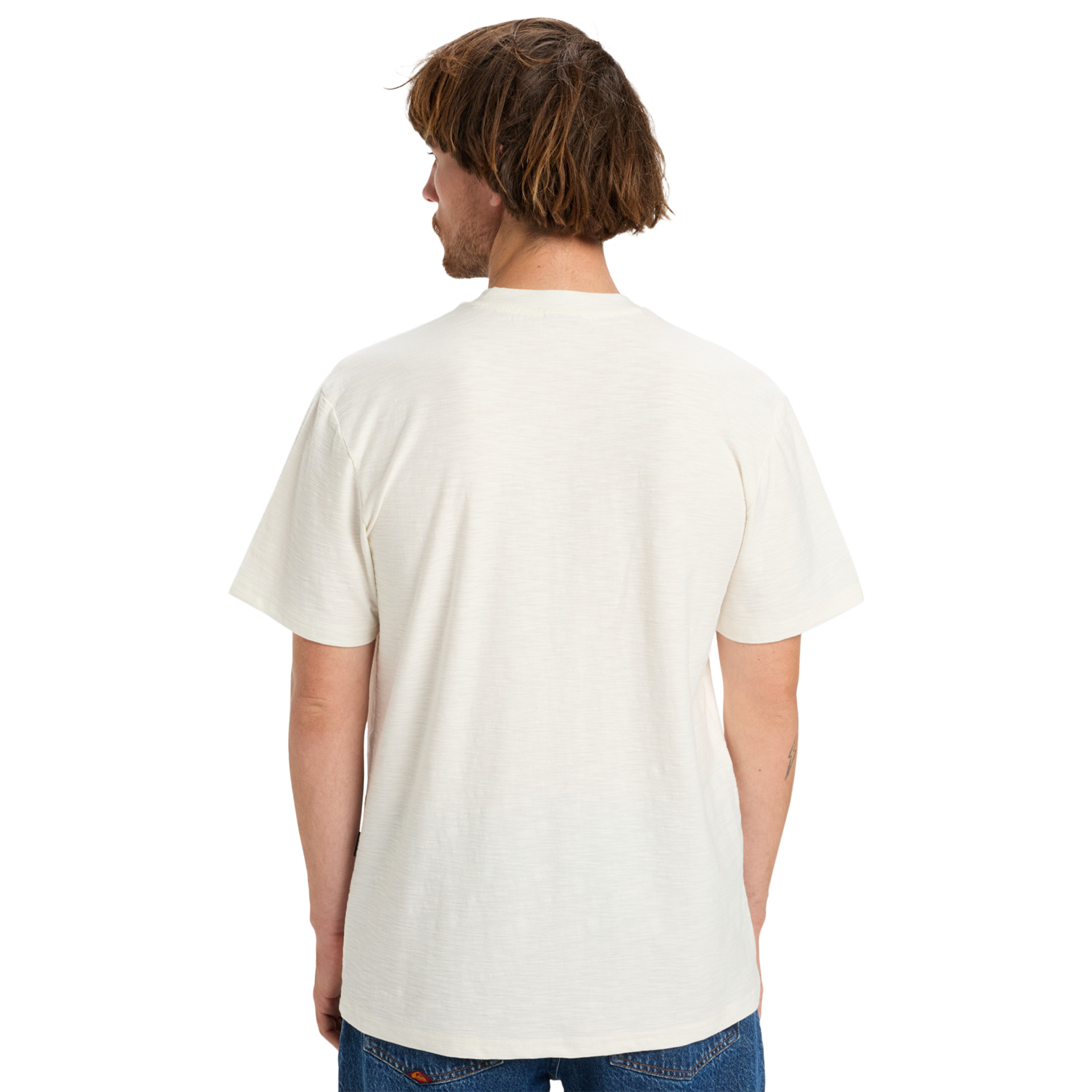 Quiksilver T-shirt Slub Roundneck Snow White