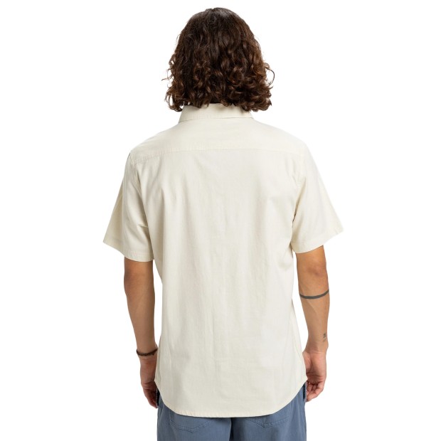 Quiksilver Camisa Premium Stretch Bone White