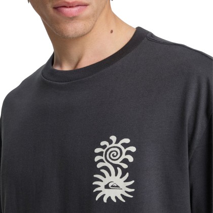 Quiksilver T-shirt Evo Blossom Of Peace Tarmac Quiksilver T-shirt Evo Blossom Of Peace Tarmac