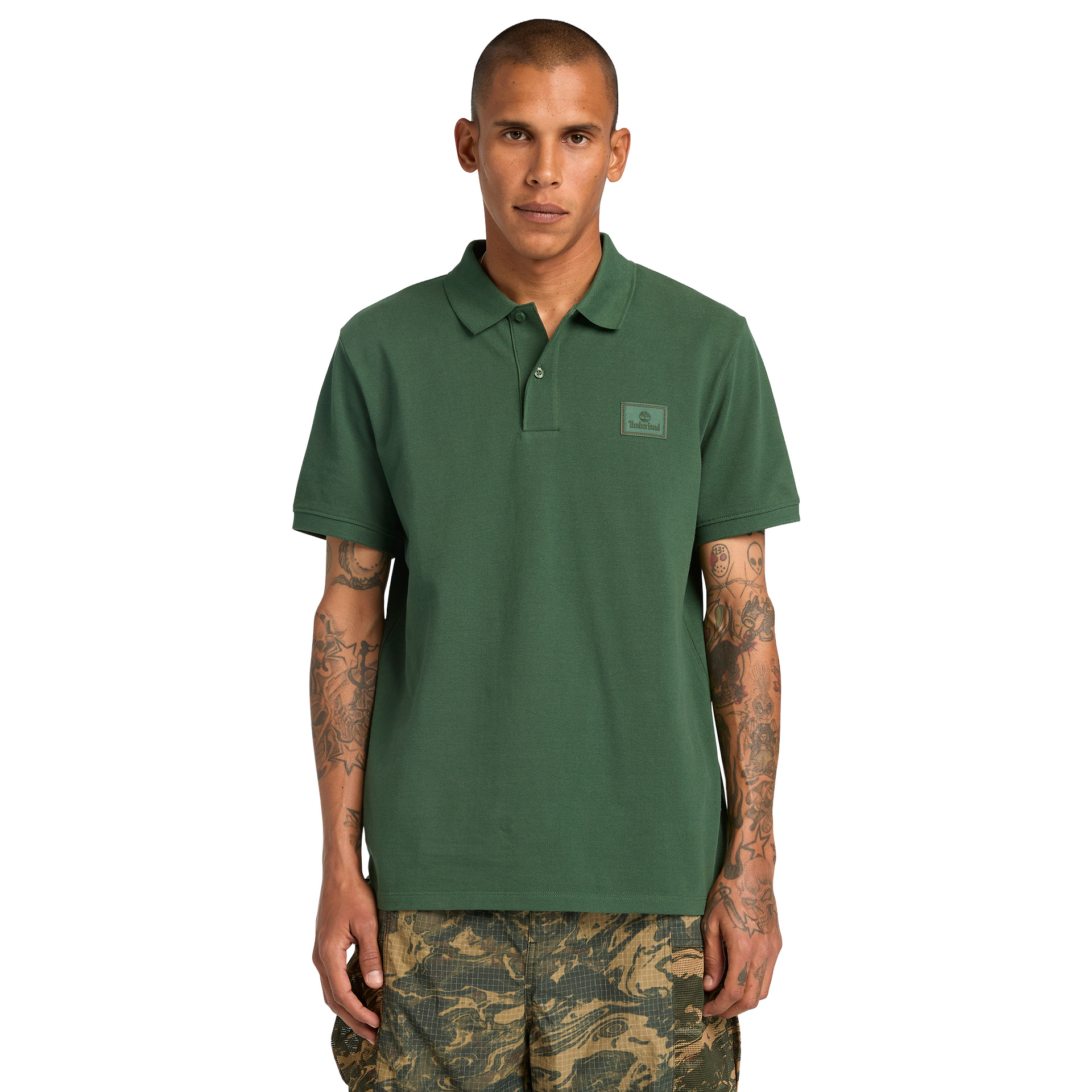 Timberland Polo Silicon Badge Pineneedle