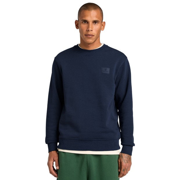 Timberland Sweat Silicon Badge (lb) Crew Neck Dark Sapphire