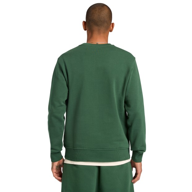 Timberland Sweat Silicon Badge (lb) Crew Neck Pineneedle