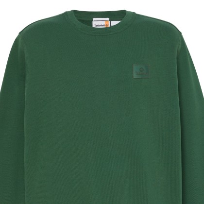 Timberland Sweat Silicon Badge (lb) Crew Neck Pineneedle