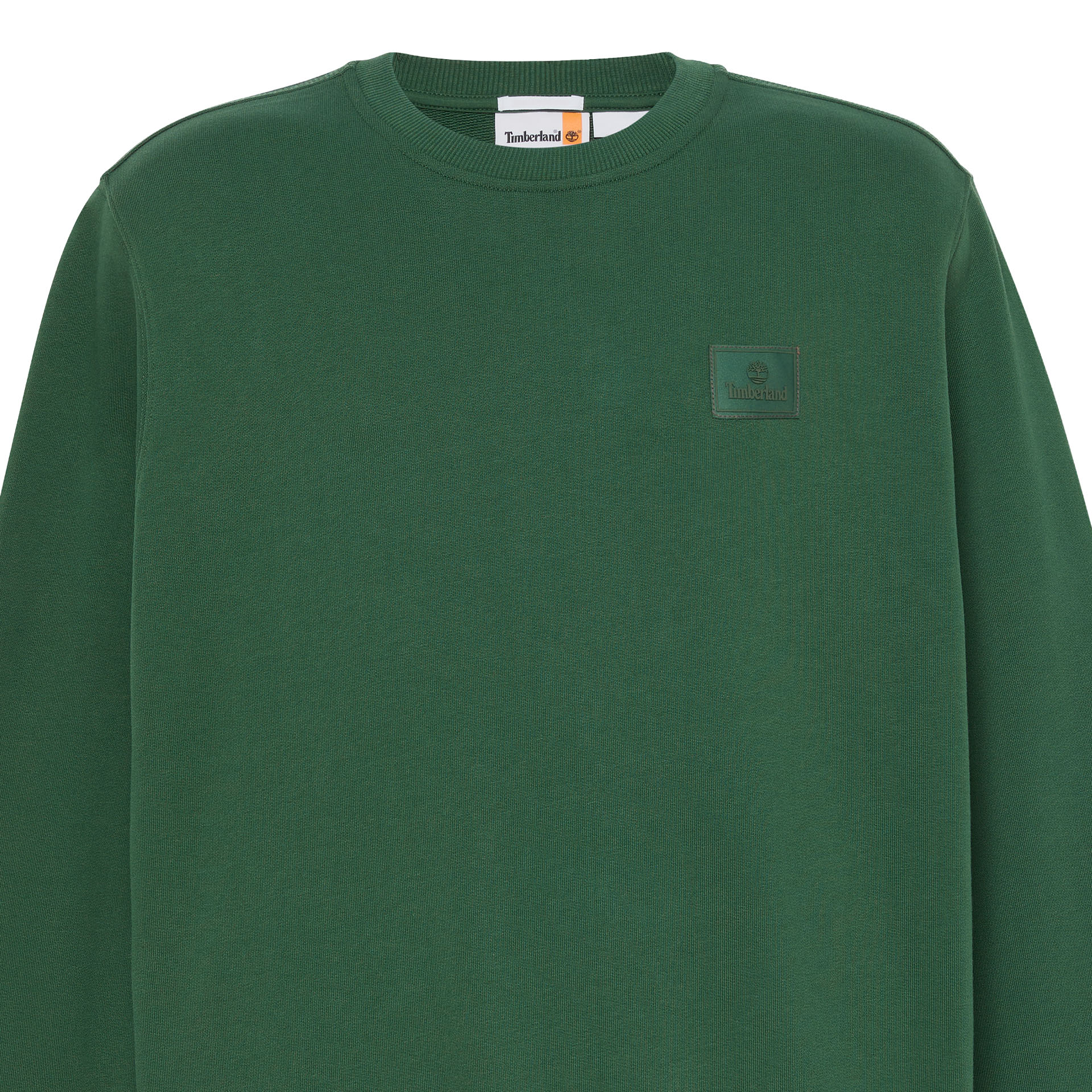 Timberland Sweat Silicon Badge (lb) Crew Neck Pineneedle