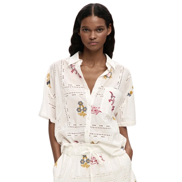 Desigual Camisa Martin Blanco
