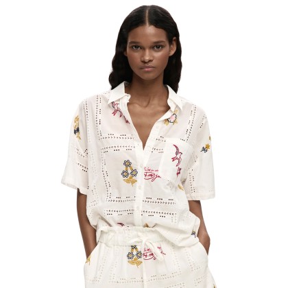 Desigual Camisa Martin Blanco