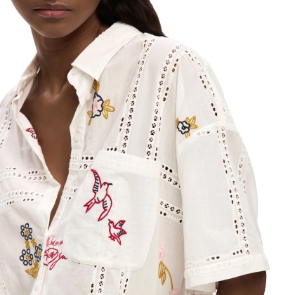 Desigual Camisa Martin Blanco