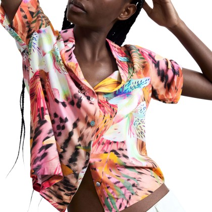 Desigual Camisa Swim Nasau Rosa