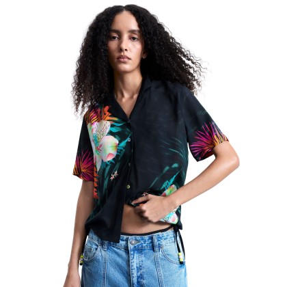 Desigual Camisa Swim Daikiri Negro