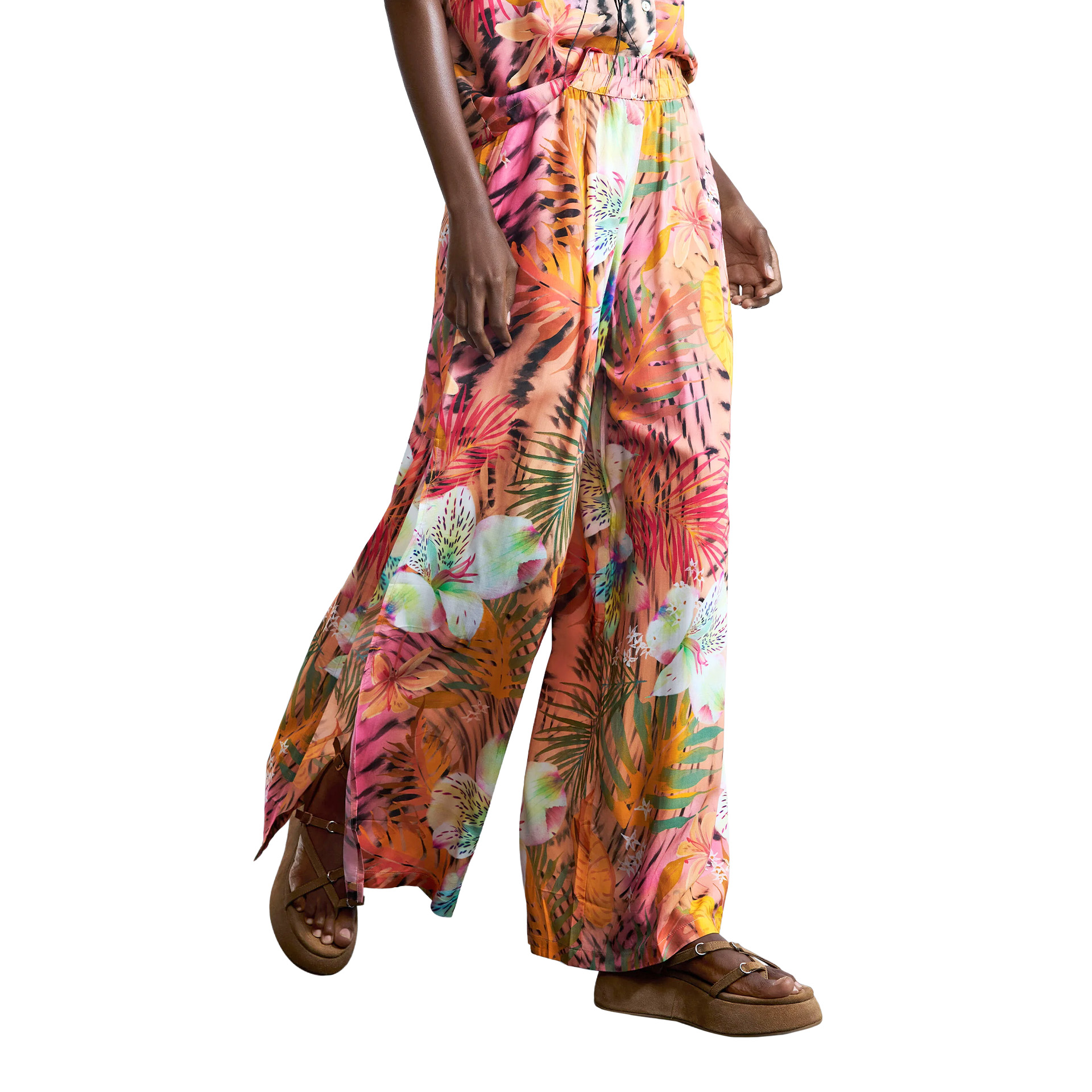 Desigual Calça Swim Nasau Rosa