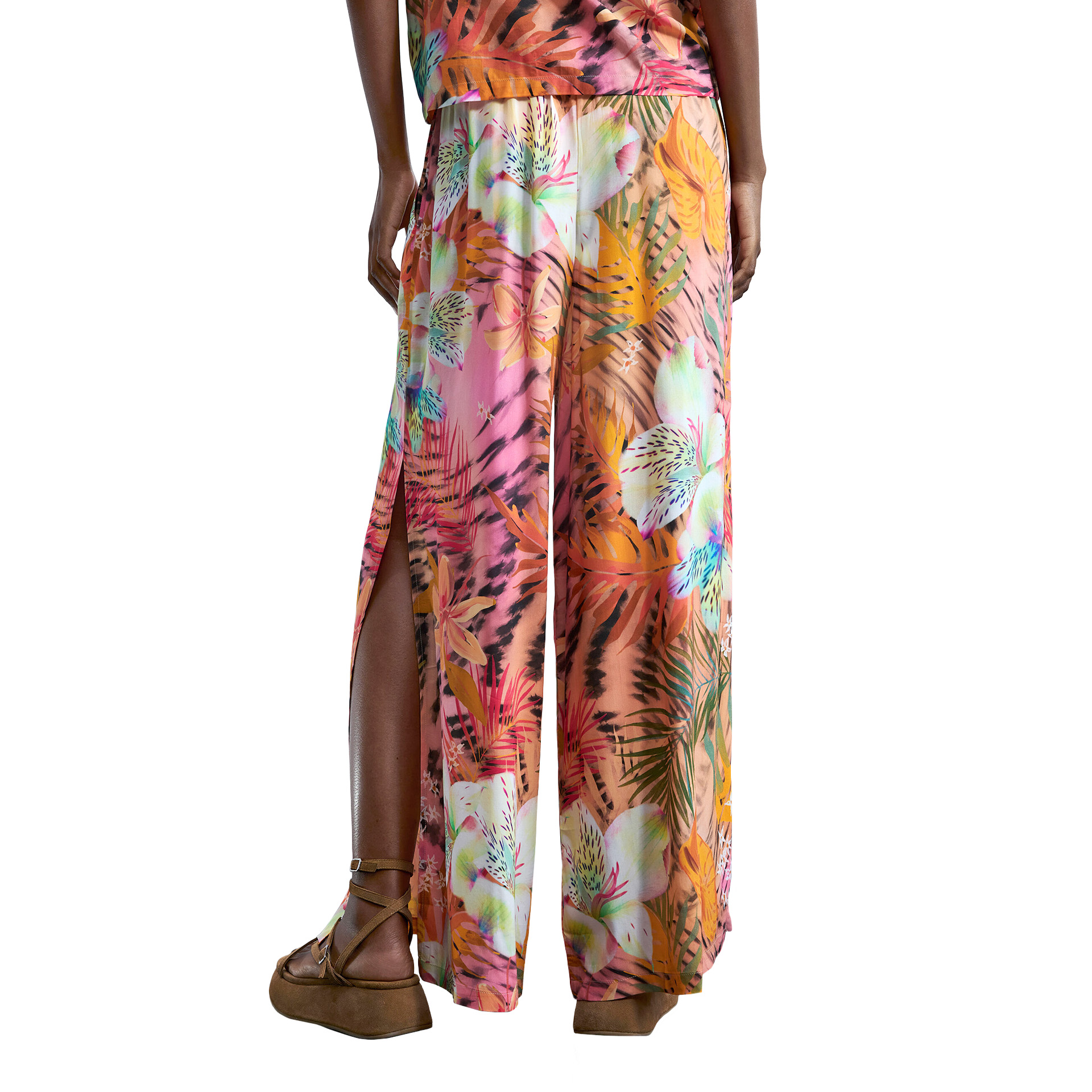 Desigual Calça Swim Nasau Rosa