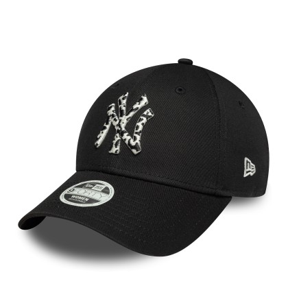 New Era Wmns Animal Infill 9forty Neyyan Blkdoc New York Yankees