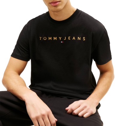 Tommy Hilfiger T-shirt Tjm Reg Linear Logo Ext Orange