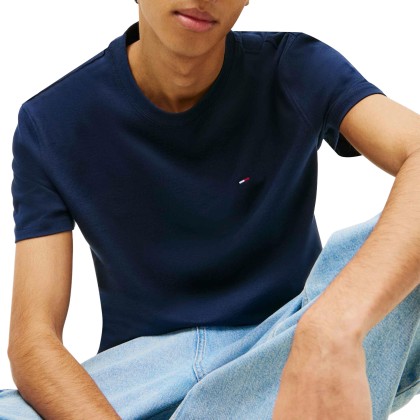 Tommy Hilfiger T-shirt Tjm Reg Sflagtee Ext Blue