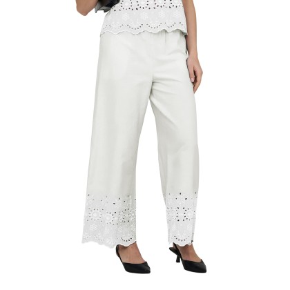 JDY Cal�a Marina Emb. Ankle Cloud Dancer Bright White
