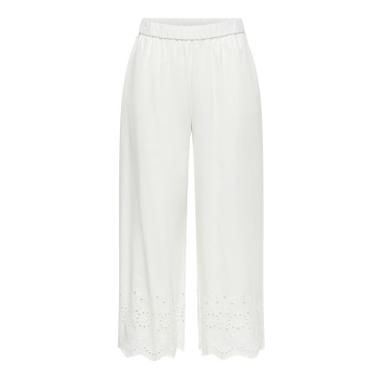 JDY Cal�a Marina Emb. Ankle Cloud Dancer Bright White