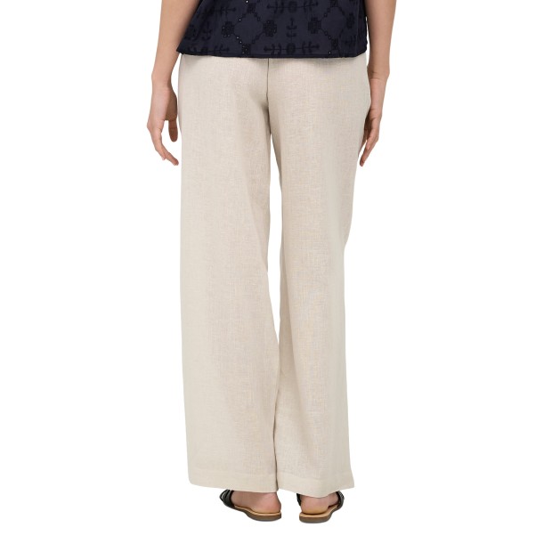 Only Calça Bruxelles Lin Bl Tie Moonbeam