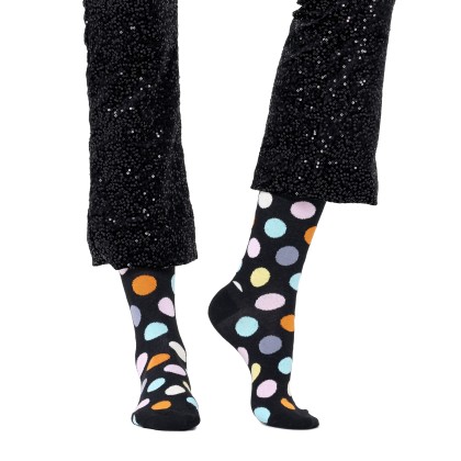 Happy Socks Big Dot Preto