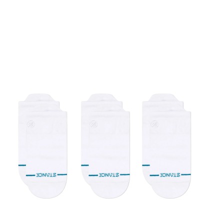 Stance Icon Low Tab 3 Pack White Stance Icon Low Tab 3 Pack White