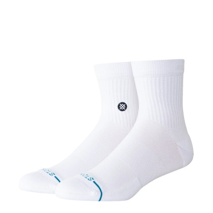 Stance Icon Quarter White