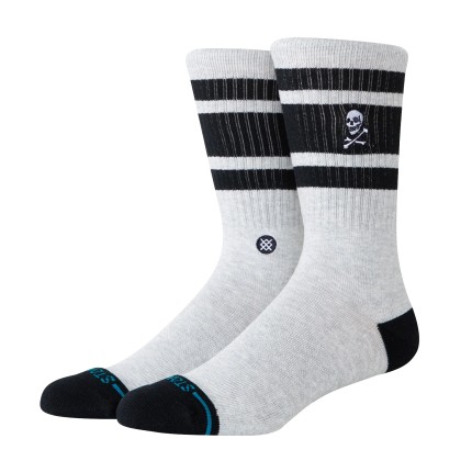 Stance Boyd Skull Crew Heathergrey