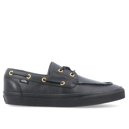 Vans 2-eyelet Boat Shoe Leather Black