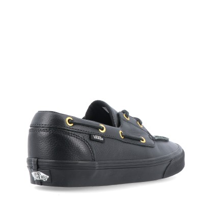 Vans 2-eyelet Boat Shoe Leather Black