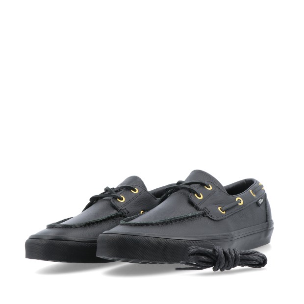Vans 2-eyelet Boat Shoe Leather Black