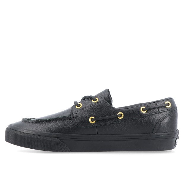 Vans 2-eyelet Boat Shoe Leather Black