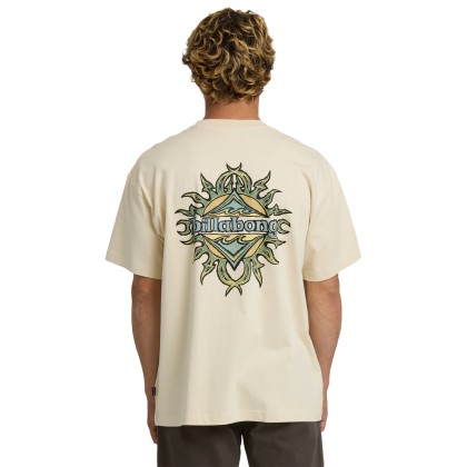 Billabong T-shirt Solar Flare Og Oatmeal