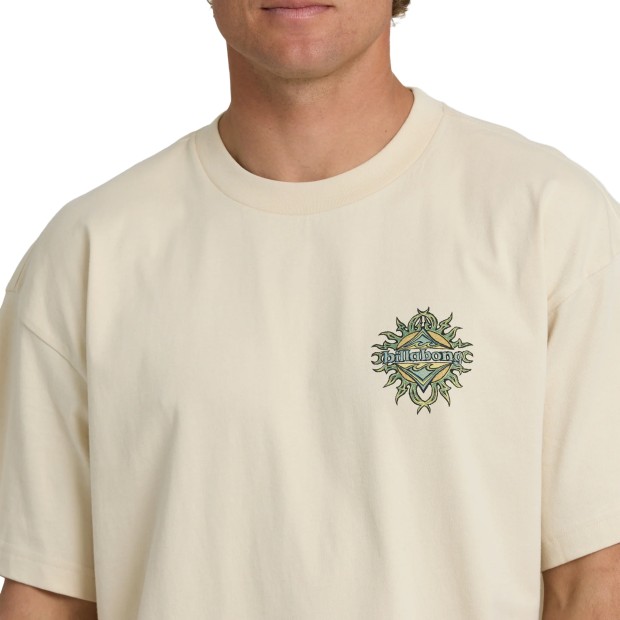 Billabong T-shirt Solar Flare Og Oatmeal