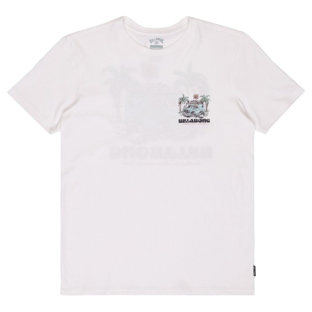 Billabong T-shirt Rush To Relax Take Down White