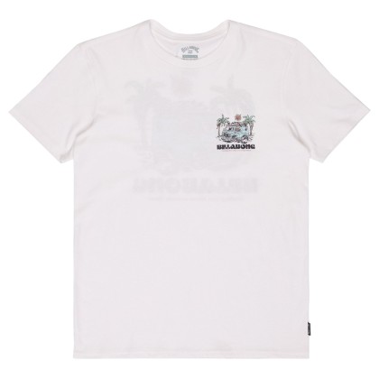 Billabong T-shirt Rush To Relax Take Down White