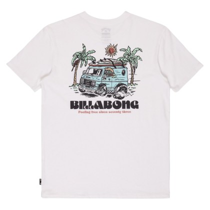 Billabong T-shirt Rush To Relax Take Down White