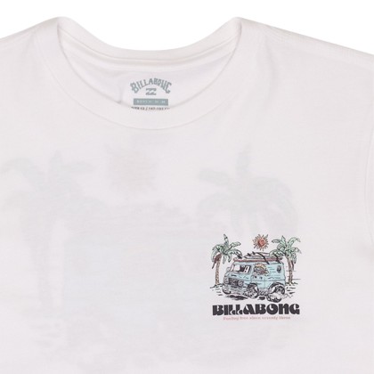 Billabong T-shirt Rush To Relax Take Down White