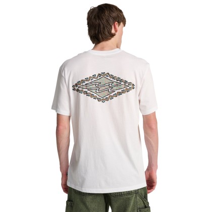 Billabong T-shirt Crayon Wave White