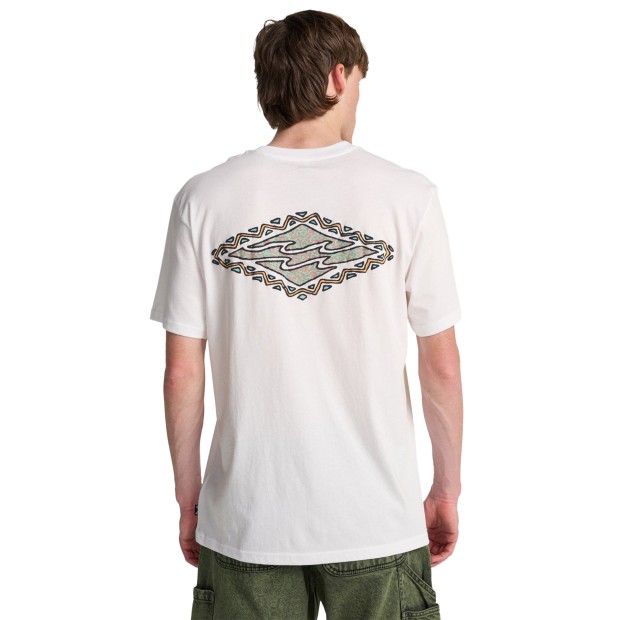 Billabong T-shirt Crayon Wave White