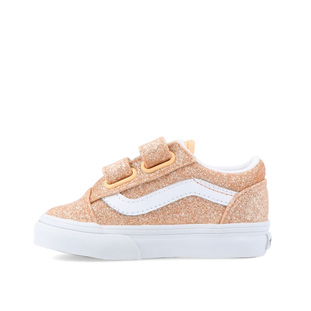 Vans Old Skool V Glitter Apricot Glow