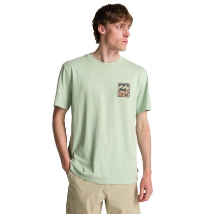 Billabong T-shirt Stamp Vintage Green Billabong T-shirt Stamp Vintage Green