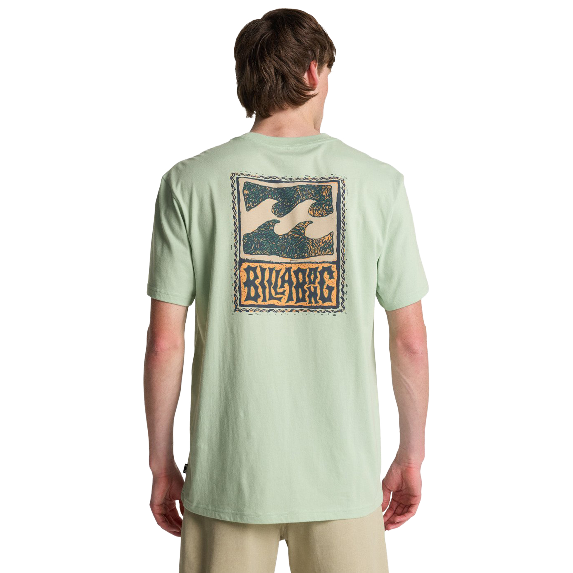 Billabong T-shirt Stamp Vintage Green