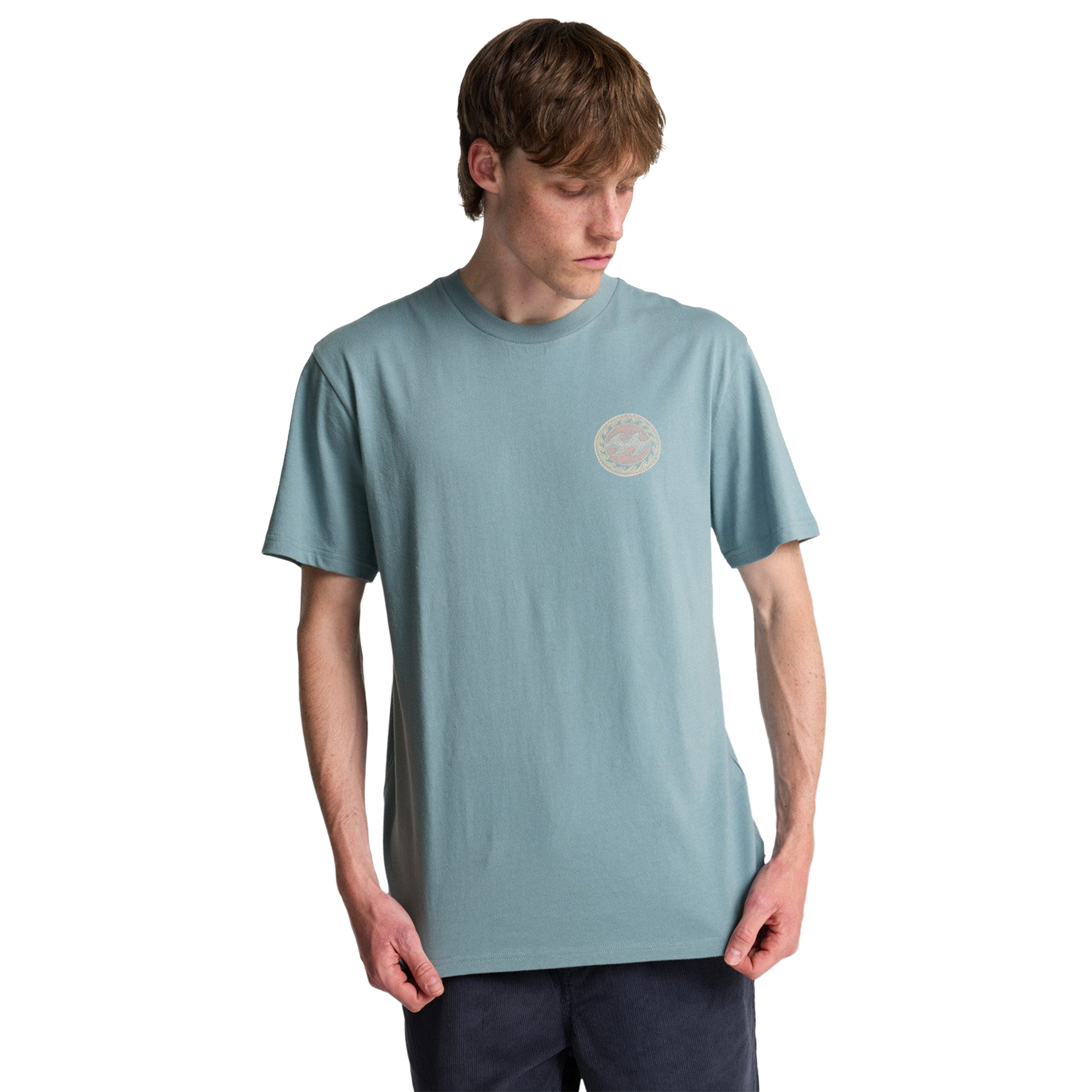Billabong T-shirt Crayon Wave Washed Blue