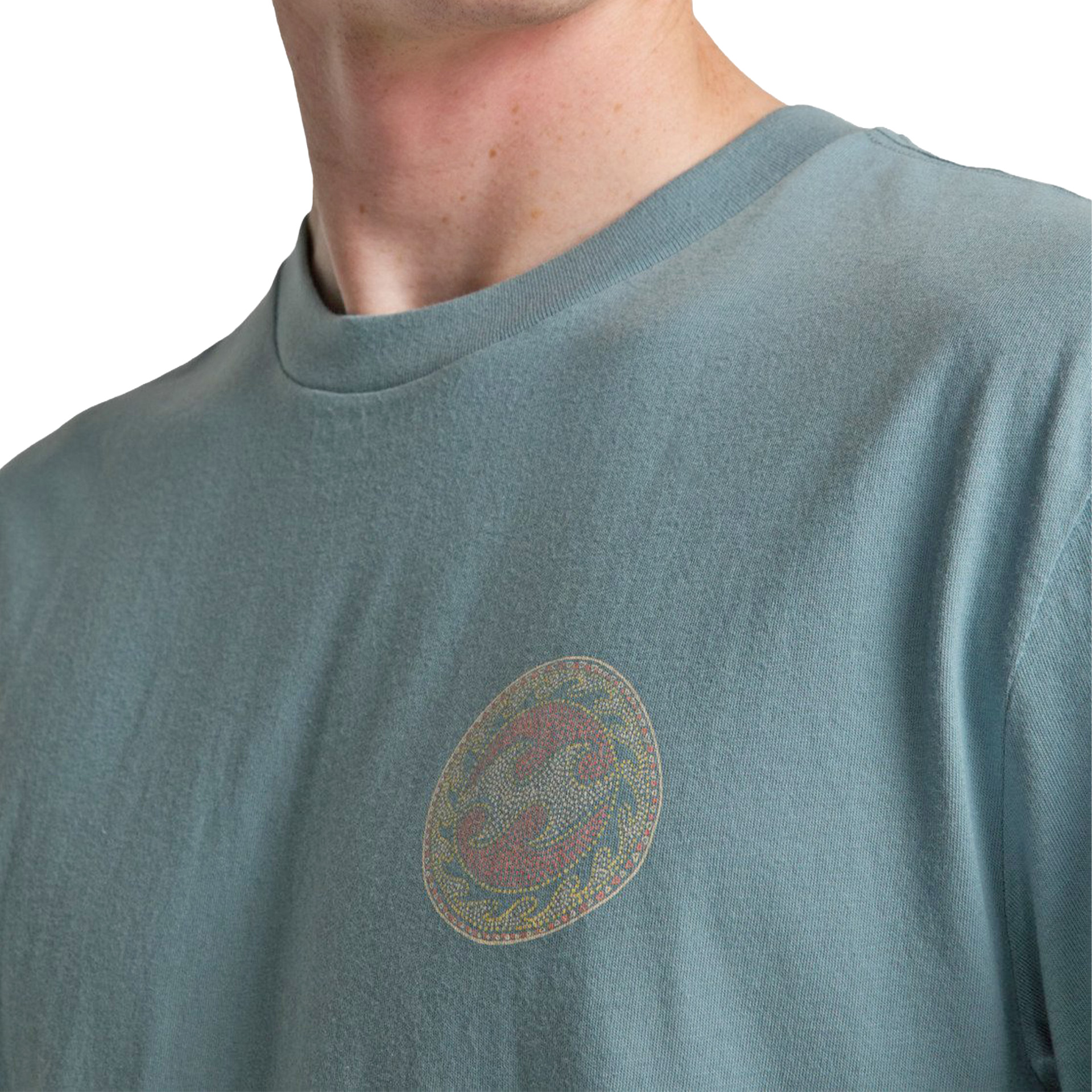 Billabong T-shirt Crayon Wave Washed Blue