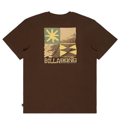 Billabong T-shirt Good Times Dark Brown Billabong T-shirt Good Times Dark Brown