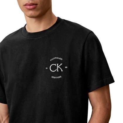 Calvin Klein T-shirt 20s April Graphic Seasonal Fashi Black Calvin Klein T-shirt 20s April Graphic Seasonal Fashi Black