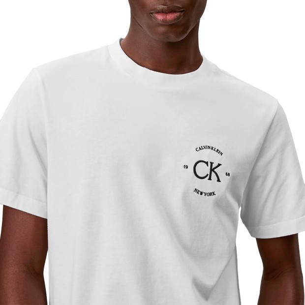 Calvin Klein T-shirt 20s April Graphic Seasonal Fashi White