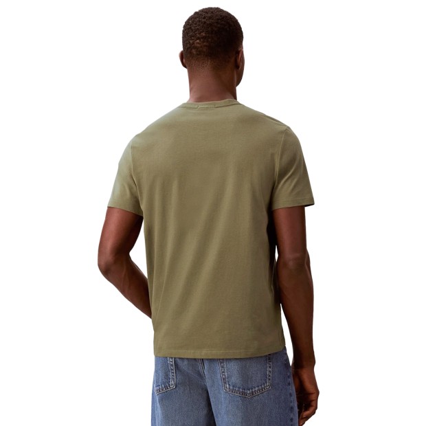 Calvin Klein T-shirt 30s Clssc Micro Mnlgo Beige