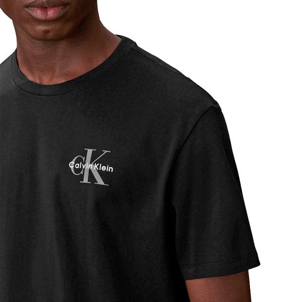 Calvin Klein T-shirt 30s Clssc Micro Mnlgo Black