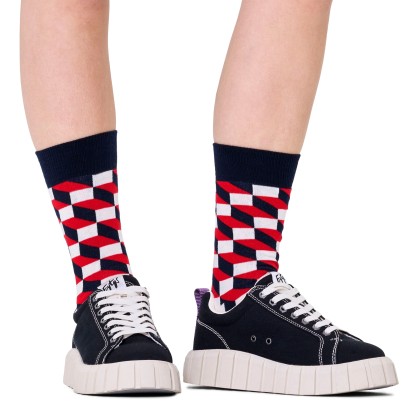 Happy Socks Filled Optic Marinho Happy Socks Filled Optic Marinho