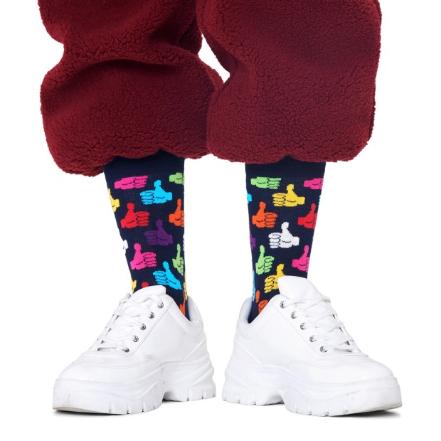 Happy Socks Thumbs Up Preto
